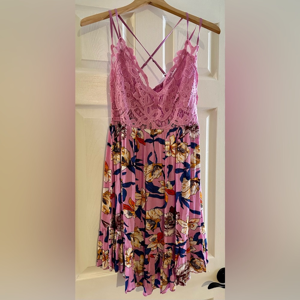 Umgee flowy stitched dress